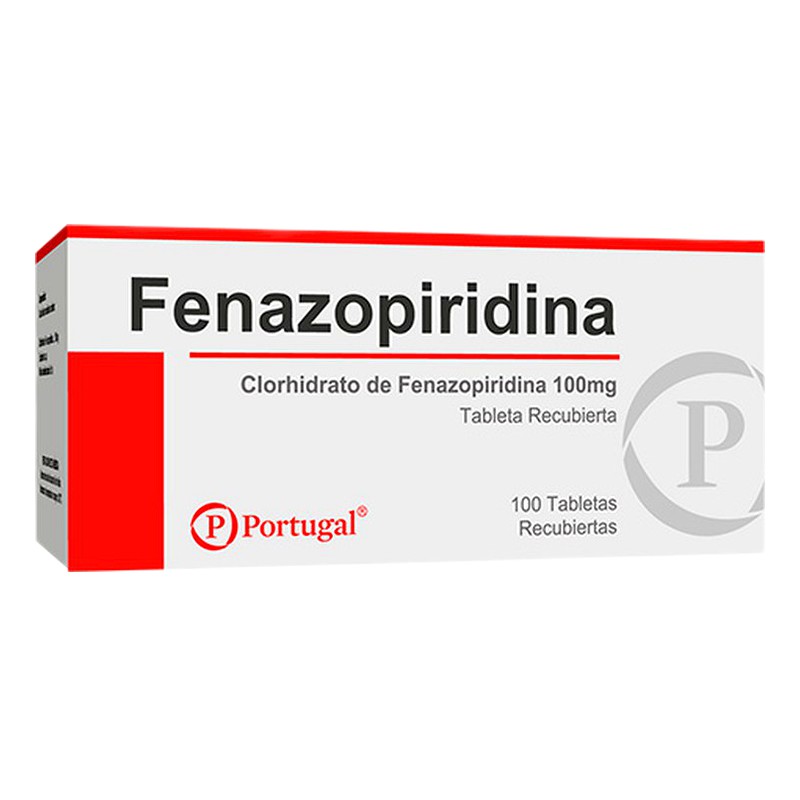 FENAZOPIRIDINA 100mg x 100 Tabletas Recubiertas Lab. PORTUGAL