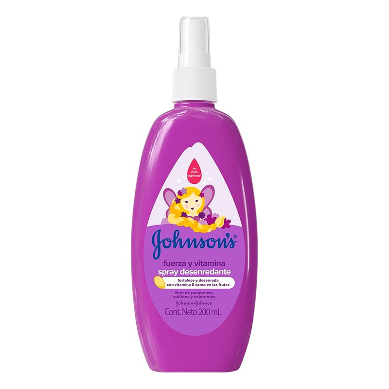 DESENREDANTE JOHNSON FUERZA Y VITAMINA Spray x 200ml