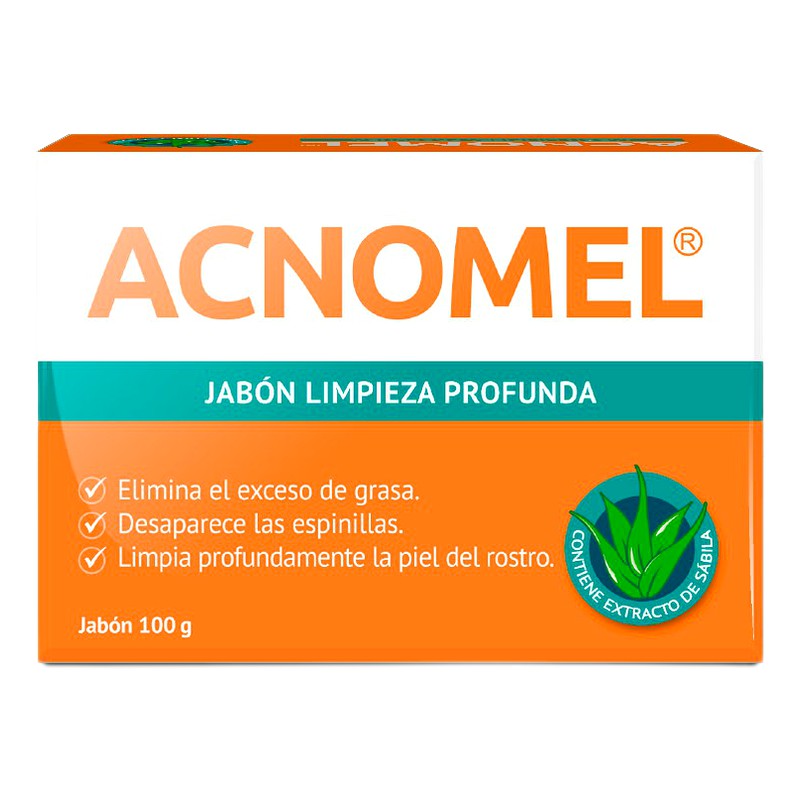 JABON ACNOMEL LIMPIEZA PROFUNDA Barra x 100 g Lab. FARPASA (FARP)