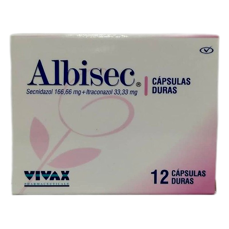 ALBISEC 166.66mg + 33.3mg X 12 CAPS Lab. UNIMED DEL PERU S.A. (UNIM)