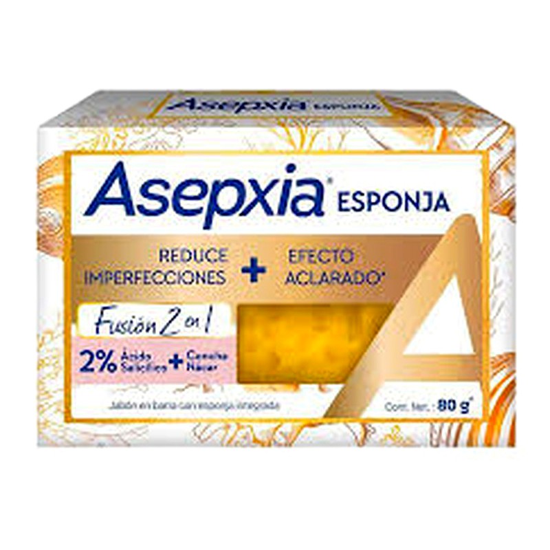 JABON ASEPXIA ESPONJA Barra x 80 g Lab. GENOMA LAB. (GENO)