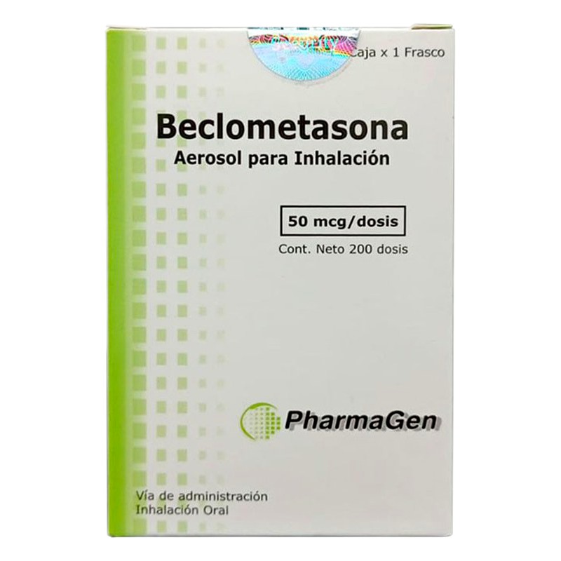 BECLOMETASONA 250mcg x 20 DOSIS /AEROSOL PARA INHALACION  Lab. PHARMAGEN SAC (PHARG)