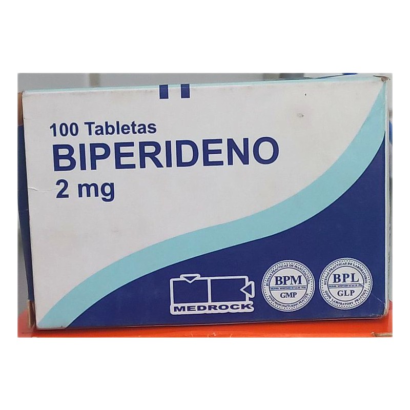 BIPERIDENO 2 mg x 100 Tabletas Lab. IQFARMA