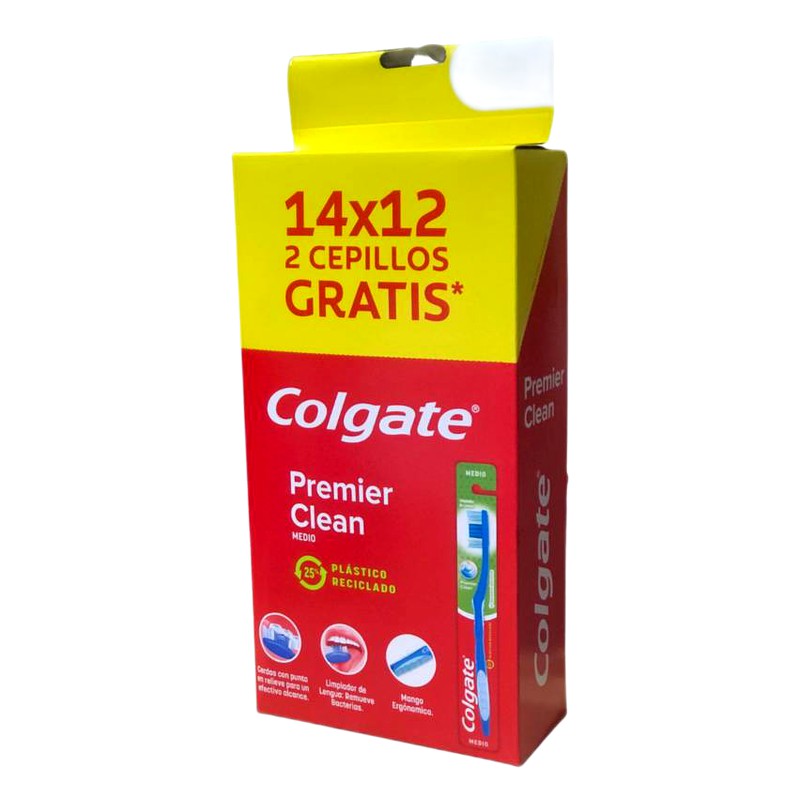 CEPILLO DENTAL COLGATE PREMIER CLEAN x 14 UND Lab. COLGATE PALMOLIVE DEL PERU (COPA)