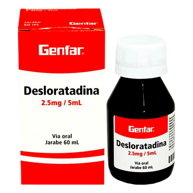 DESLORATADINA 2.5mg/5ml JBE x 60ml Lab. GENFAR PERU S.A (GENF)