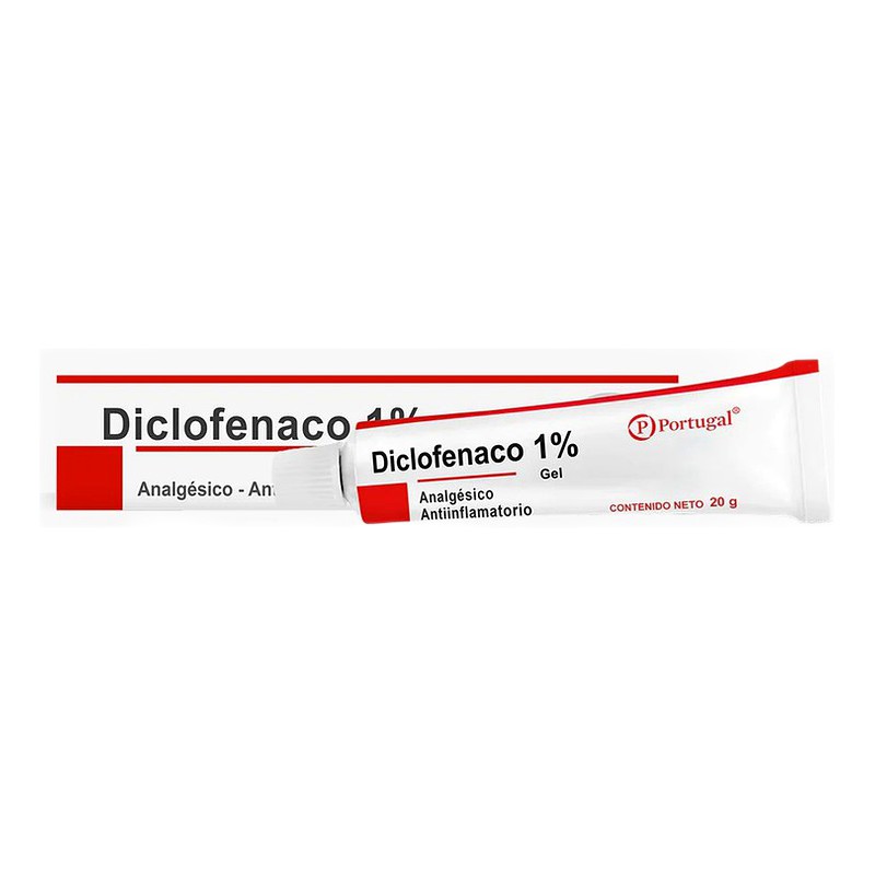 DICLOFENACO 1% Gel x 50g Lab. PORTUGAL LABORATORIOS S.A (PORT)