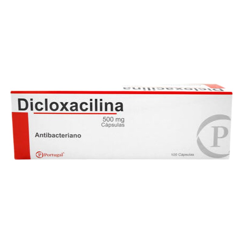 DICLOXACILINA 500mg x100 CAPSULAS  Lab. PORTUGAL