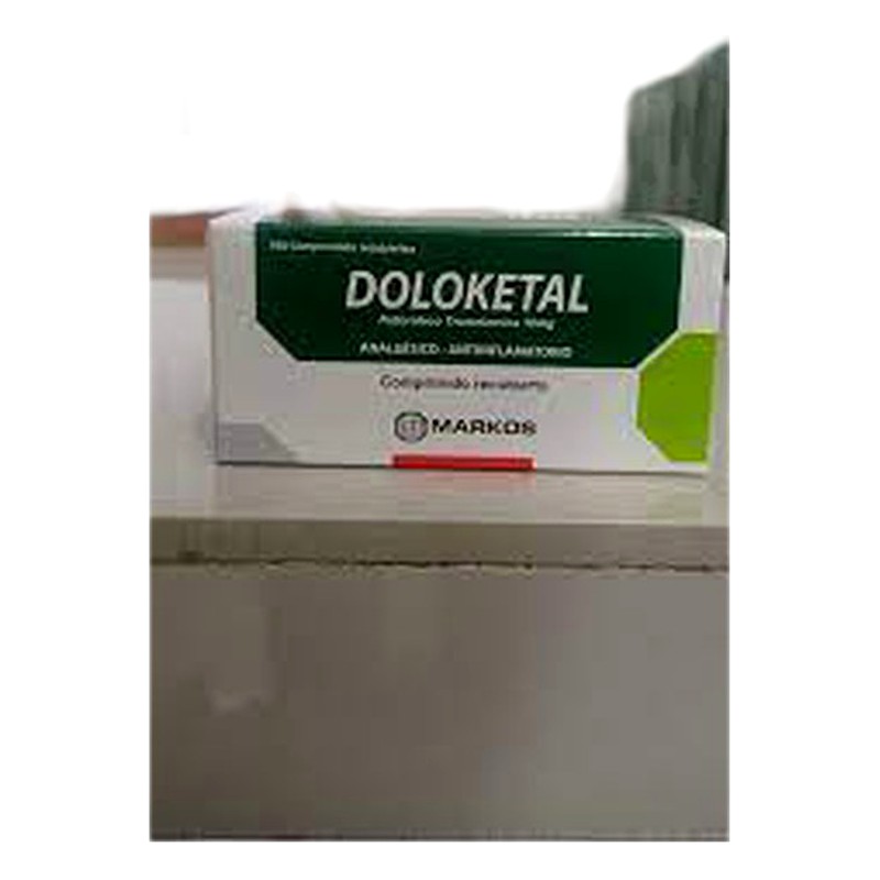 DOLOKETAL (Ketorolaco) 10mg x 100 Comprimidos Recub. Lab. MARKOS 