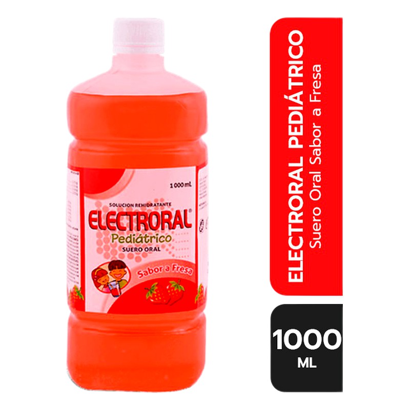 ELECTRORAL PEDIATRICO FRESA x 1000ml Lab. MEDIFARMA S.A.