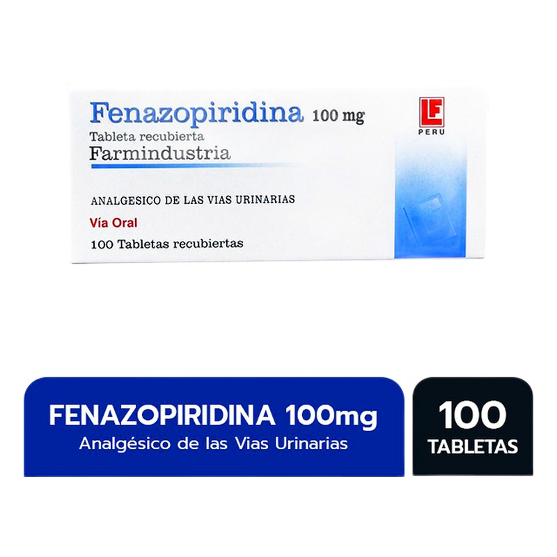 FENAZOPIRIDINA 100mg x 100 Tabletas Recubiertas Lab. PORTUGAL
