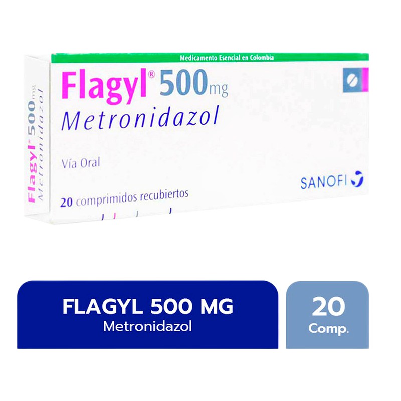 FLAGYL (metronidazol) 500mg x 20 COMP. RECUB. Lab. SANOFI &amp; AVENTIS (SANAV)
