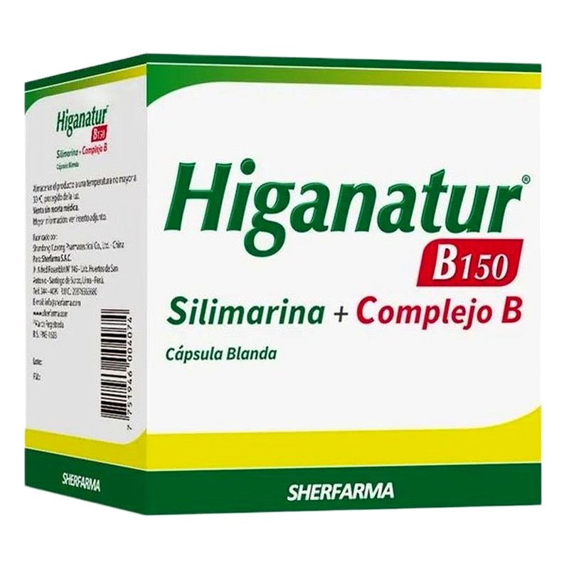 HIGANATUR-B150  x 100 Capsulas Blandas Lab. SHERFARMA