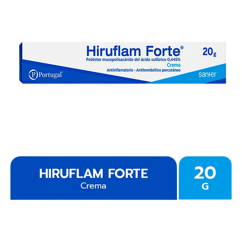 HIRUFLAM FORTE CREMA  X 20 GR Lab. PORTUGAL LABORATORIOS S.A (PORT)