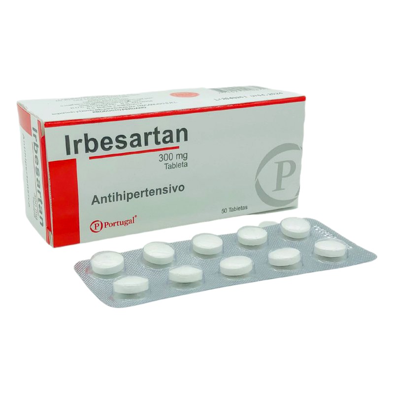 IRBESARTAN 300mg x50 tabletas  Lab. PORTUGAL 