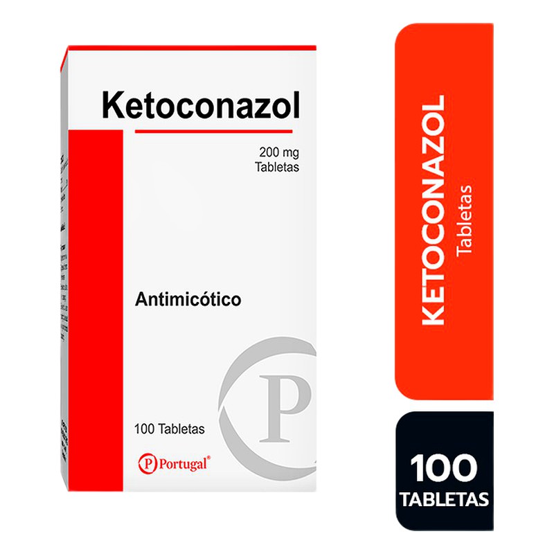 KETOCONAZOL 200 mg x 100 Tabletas Lab. PORTUGAL LABORATORIOS S.A (PORT)