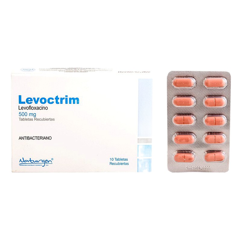 LEVOCTRIM (levofloxacino) 500MG x 10 TAB. Lab. PORTUGAL LABORATORIOS S.A (PORT)