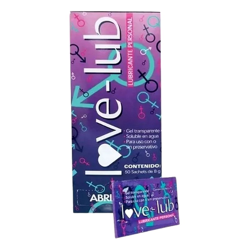 LUBRICANTE LOVE-LUB  50 SACHET X 8G Lab. PERSONAL PRODUCTS S.A. (PERS)