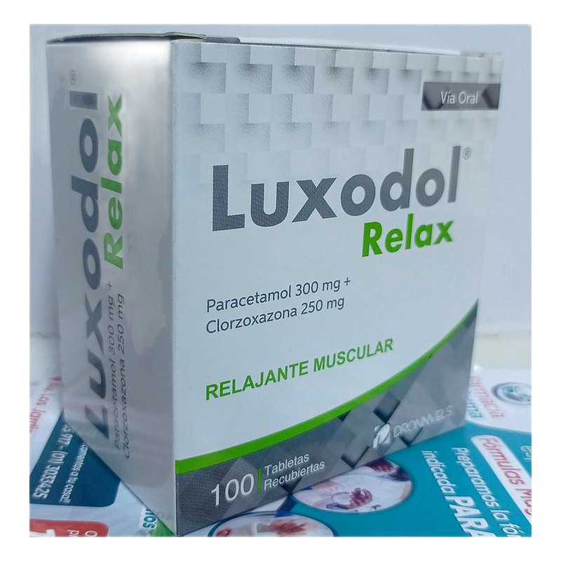 LUXODOL RELAX 300mg + 250mg x 100 TAB. RECUBIERTAS Lab. DRONNVELS