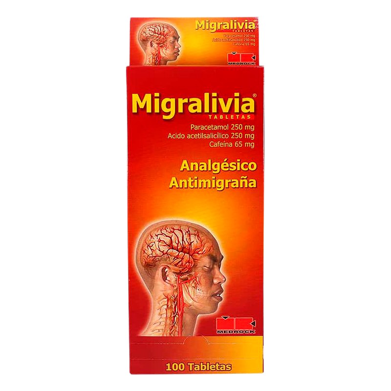 📌MIGRALIVIA x 100 Tabletas Recubiertas Lab. MEDROCK CORP S.A.C (MEDRO)