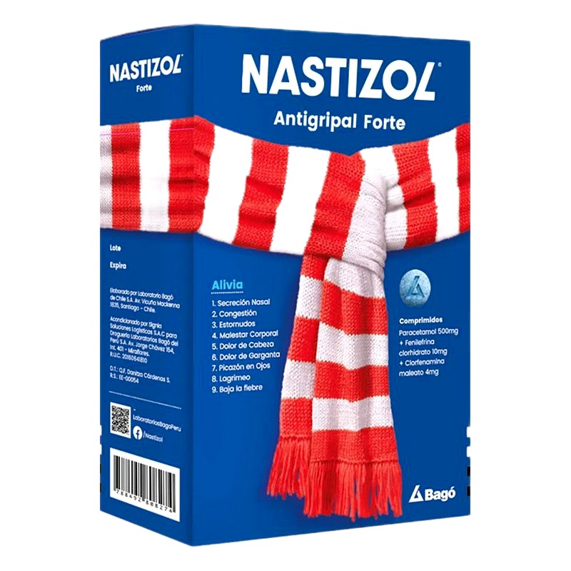 NASTIZOL ANTIGRIPAL FORTE x 150 Comprimidos LAB. BAGO
