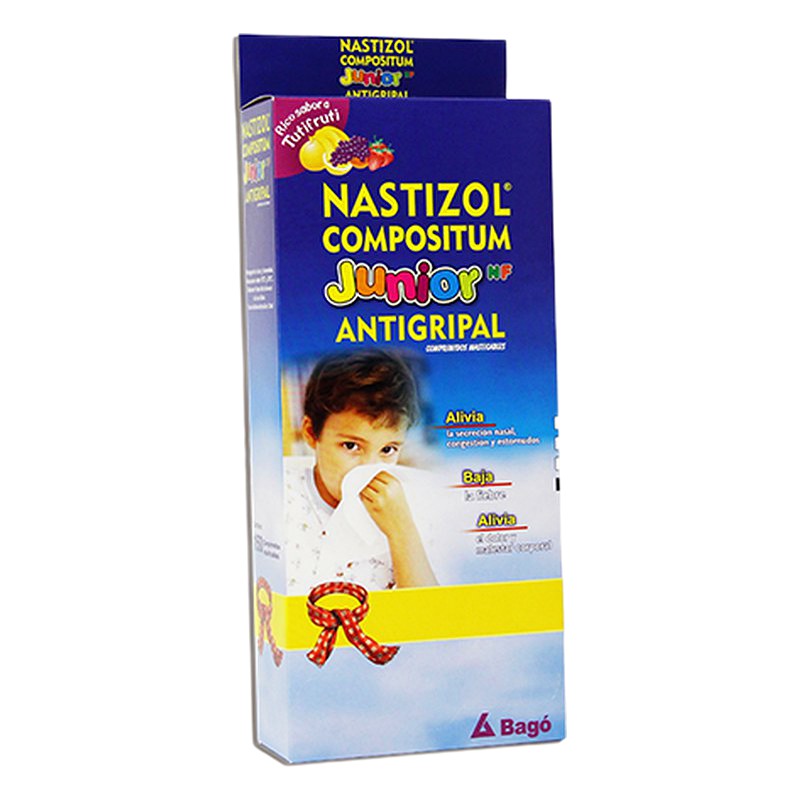 NASTIZOL JUNIOR ANTIGRIPAL NF x 150 Comprimidos Masticables Lab. BAGO