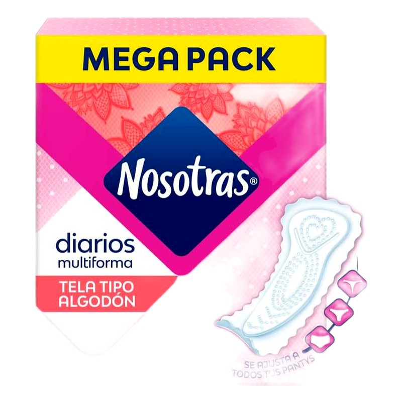 PROTECTORES DIARIOS NOSOTRAS / MULTIESTILO (ROSADO) X 150 UNID Lab. NOSOTRAS (NOST)