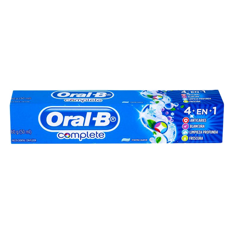 PASTA DENTAL ORAL B COMPLETE 4en1 x 50ml Lab. GILLETTE (GILL)