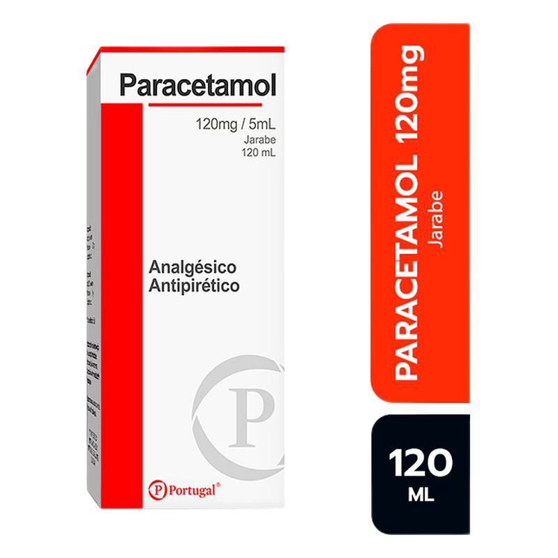 PARACETAMOL 120mg/5ml SOL.ORAL x120ml  Lab. PORTUGAL 