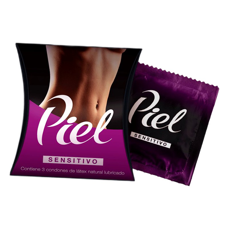 PRESERVATIVO PIEL SENSITIVO (MORADO) x 3 Unid. Lab. APROPO (APRO)