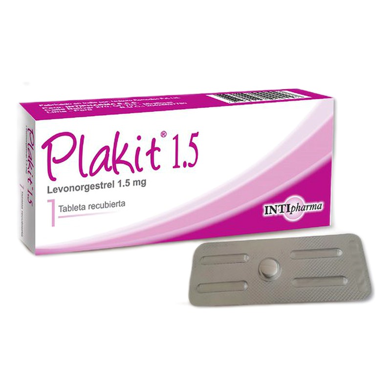 PLAKIT (Levonorgestrel)1.5 x 1 Tableta Recubierta Lab. INTIPHARMA (INTI)