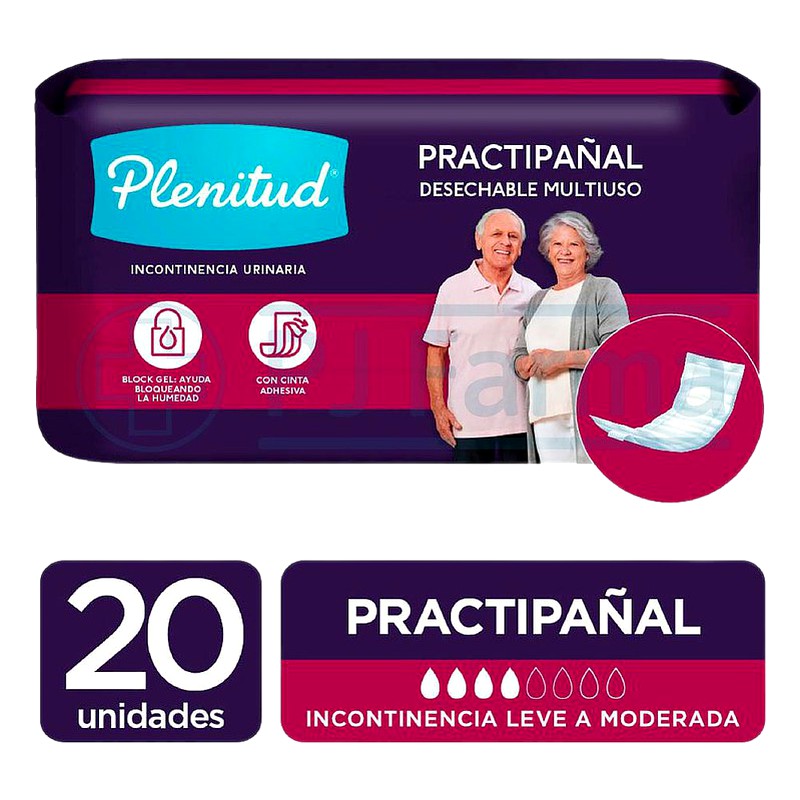  PRACTIPAÑAL PLENITUD x 20 Lab. KIMBERLY-CLARK