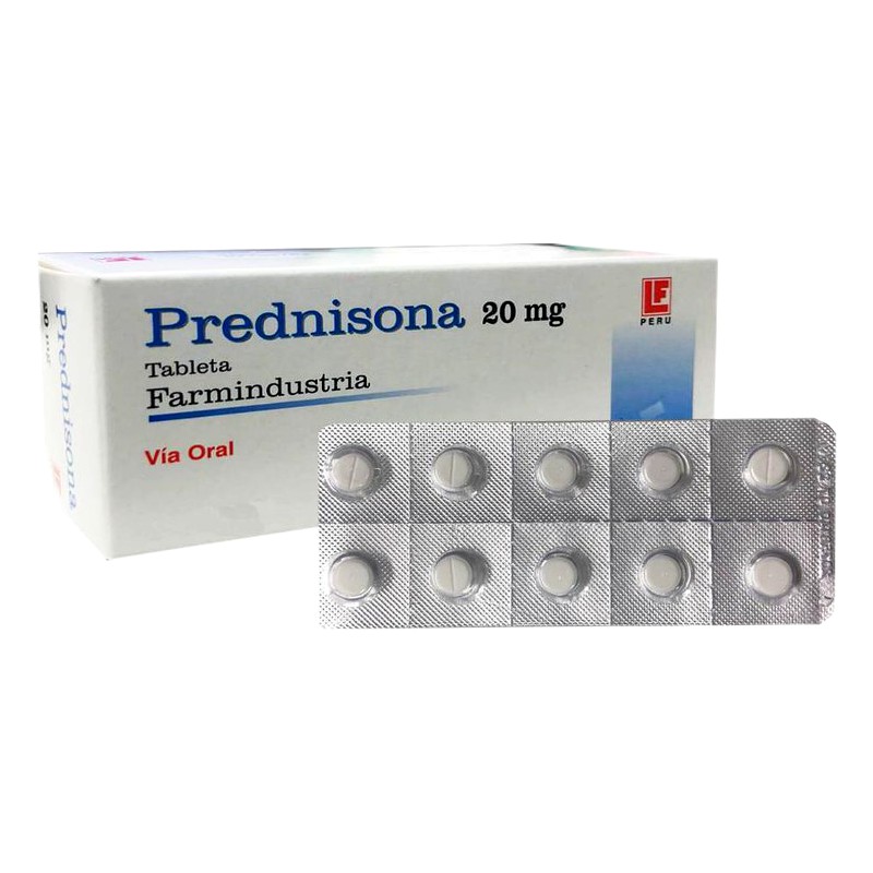 📌PREDNISONA 20 mg x 100 Tabletas Lab. FARMINDUSTRIA GENERICO (FAGE)