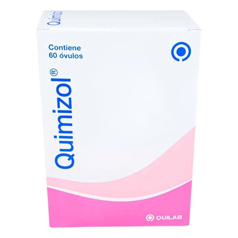 QUIMIZOL 150 MG + 100 MG X 60 OVULOS Lab. QUILAB (QUIL)