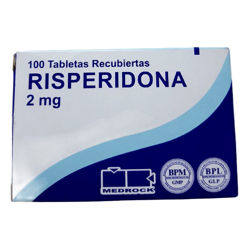 RISPERIDONA 2mg x100tab. recubiertas Lab. MEDROCK
