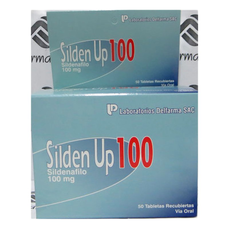 SILDEN UP (sildenafilo) 100 mg x 50 Tabletas Recubiertas Lab. DELFARMA S.A.C (DEL)
