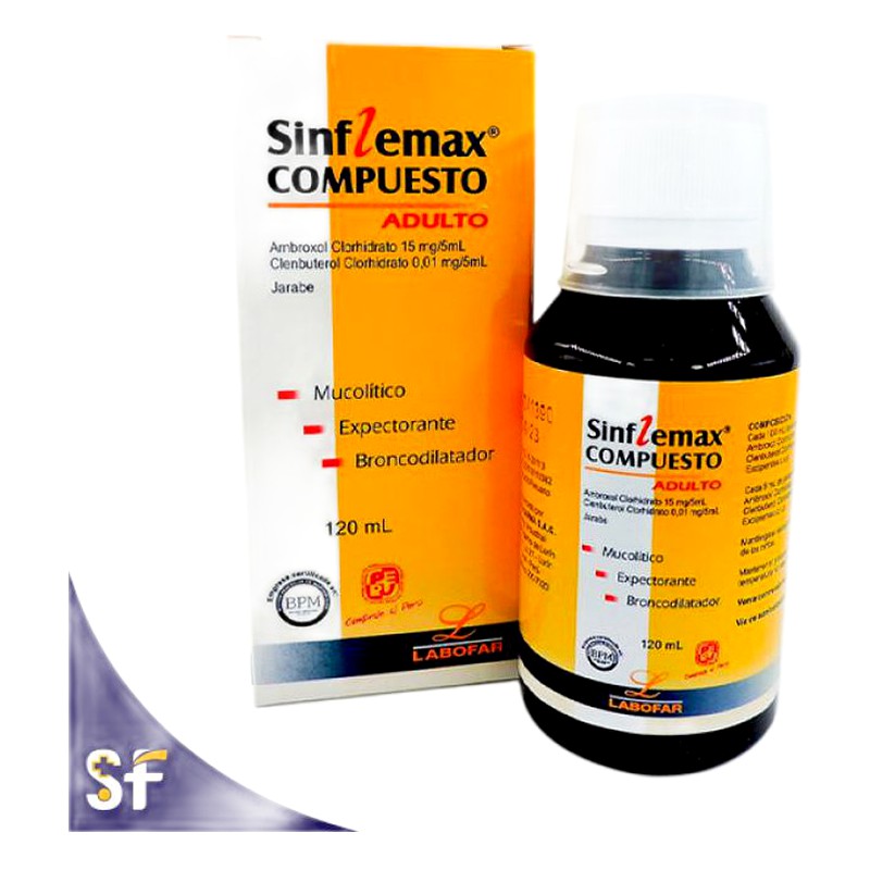 SINFLEMAX COMP. ADULTO JBE x120ml Lab. VITA PHARMA 