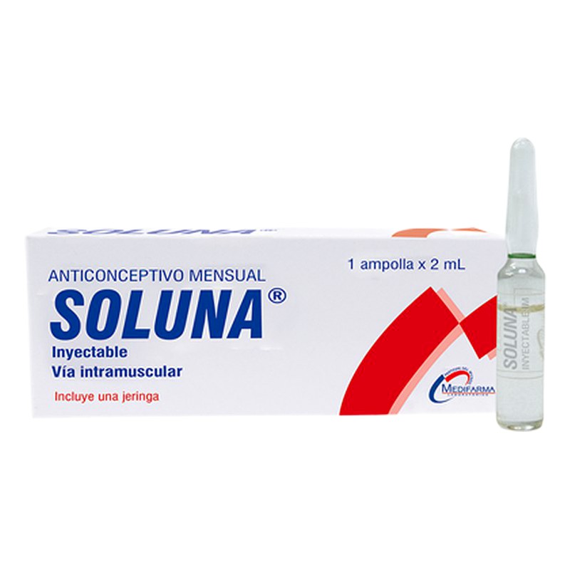 SOLUNA NF 50 mg/ml + 5 mg/ml Solución Inyectable  x 1Ampolla Lab. MEDIFARMA S.A. (MEDI)