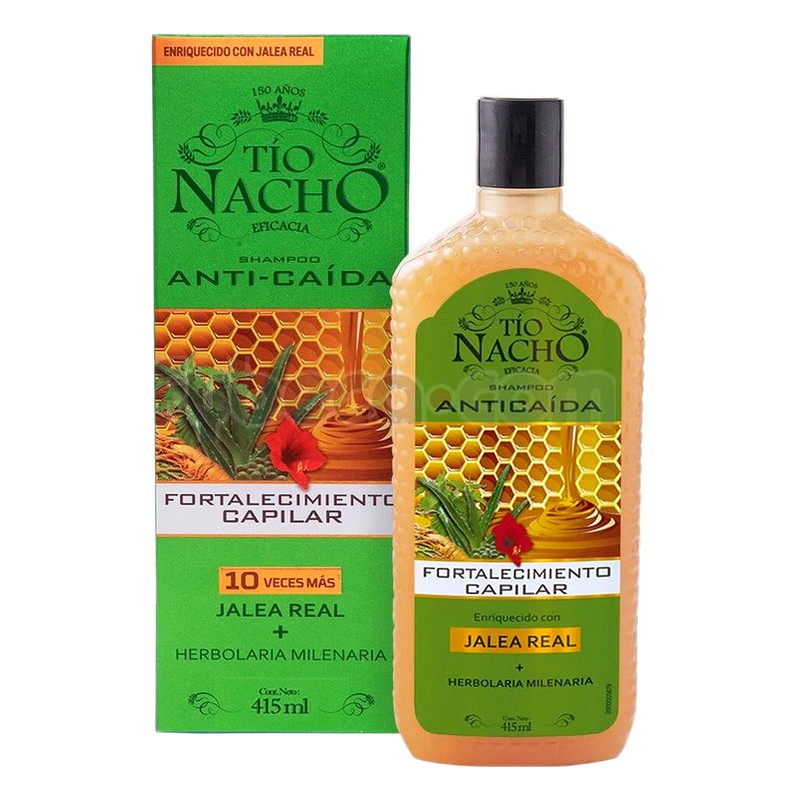 SHAMPOO TIO NACHO ANTI-DAÑO Frasco x 415 ml  Lab. GENOMA LAB. (GENO)
