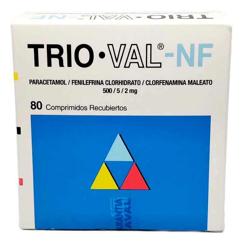 TRIOVAL-NF x 80 COMP. RECUBIERTOS  Lab. SAVAL