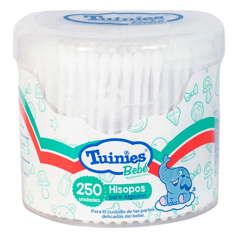 HISOPOS TUINIES x 250 UND Lab. TUINIES (TUIN)