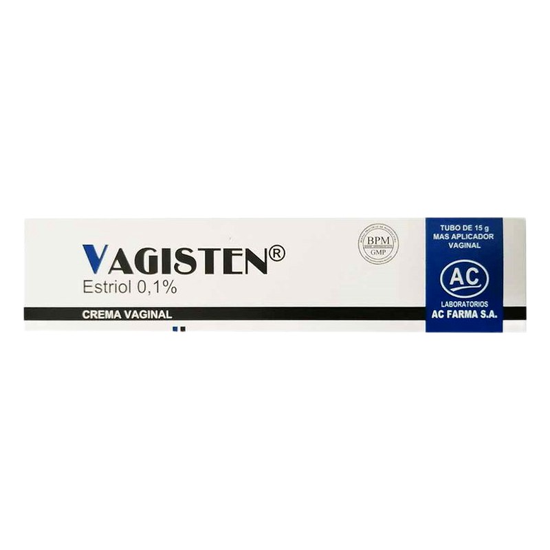 VAGISTEN (estriol) 0.1% CREMA VAGINAL  x 15g C/APLIC Lab. AC FARMA S.A. (ACFA)