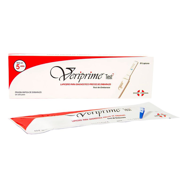 TEST DE EMBARAZO VERIPRIME LAPICERO  x 1Unid.  Lab. SMART PHARMA