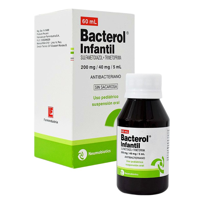 BACTEROL INFANTIL Suspensión x 60 ml Lab. FARMINDUSTRIA