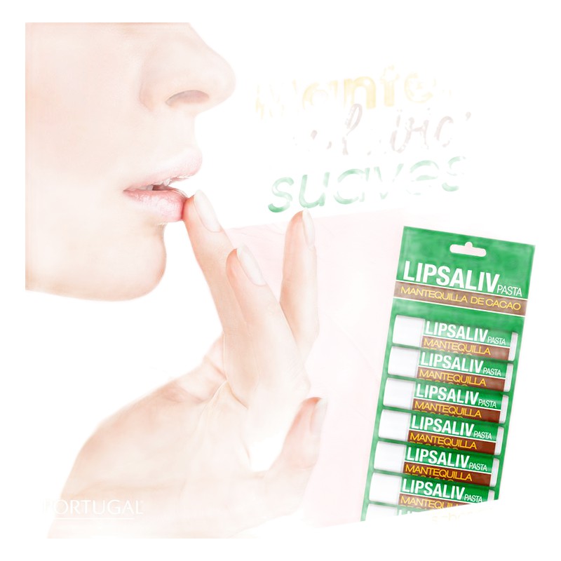  MANTEQUILLA DE CACAO LIPSALIV BARRA  X 5GR X 7 UND. PORTUGAL 