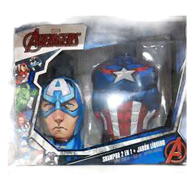 SET MARVEL AVENGERS SHAMPOO 2EN1+JABON LIQUIDO 
 (350 ml+250 ml)  Lab. TUNIES