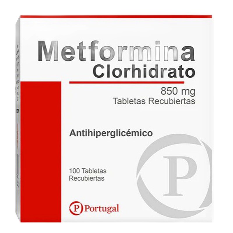 METFORMINA 850mg  x 100TB Lab. PORTUGAL 