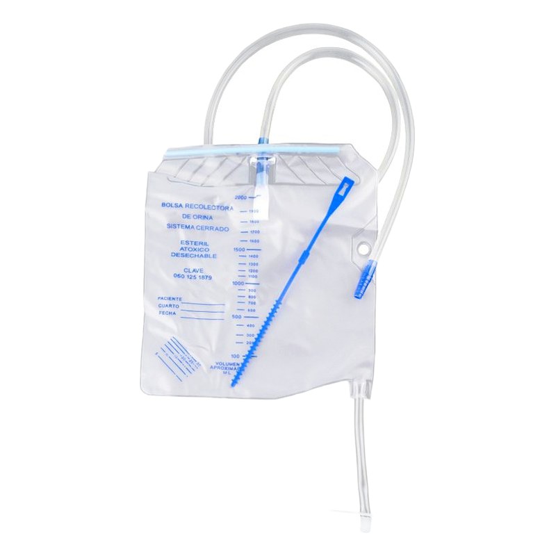 BOLSA COLECTORA DE ORINA  ESTERIL 2000 ML 