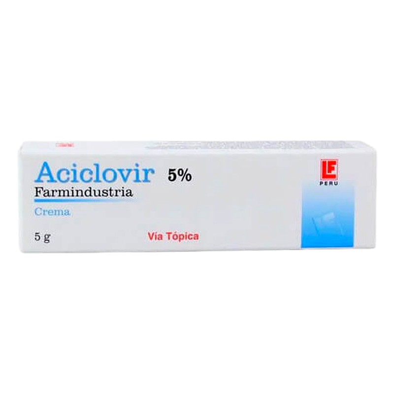 ACICLOVIR 5% Crema x 5g Lab. FARMINDUSTRIA
