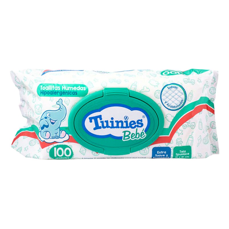 TOALLITAS HUMEDAS TUINIES CLASICAS x 100
