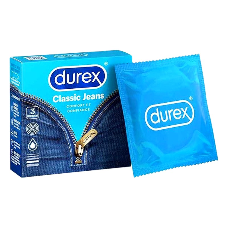 PRESERVATIVO DUREX JEANS x 3 Unid. Lab. PERUFARMA